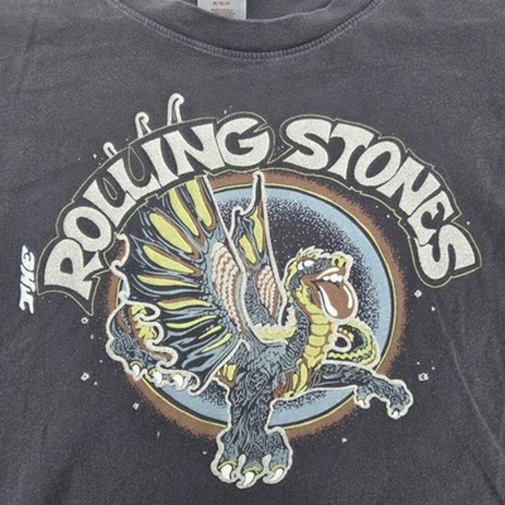American Eagle Rolling Stones Graphic T-Shirt Mens Medium Blue Vintage Style Tee